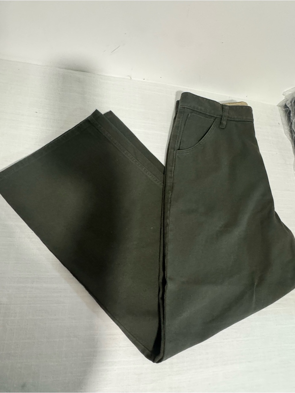 Banana Republic Men's Olive Green Straight Jeans